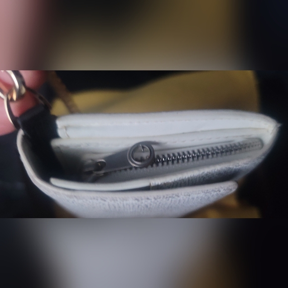 GOYARD White APM Varenne Long Wallet with Cross body Chain/Strap +Box Authentic - Picture 15 of 16